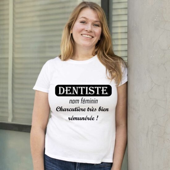 T-shirt femme Dentiste