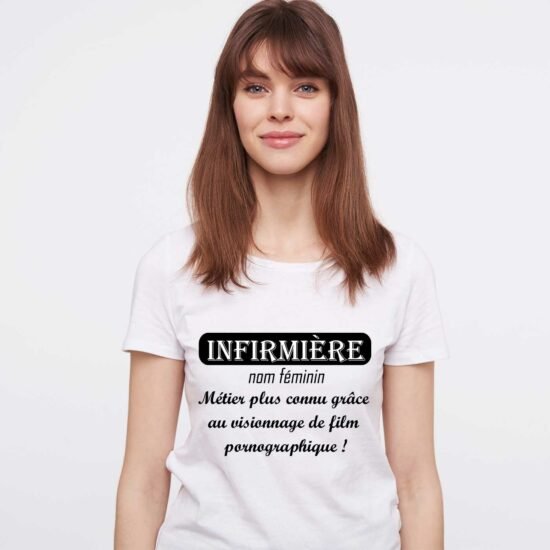 T-shirt femme Infirmière