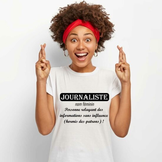 T-shirt femme Journaliste