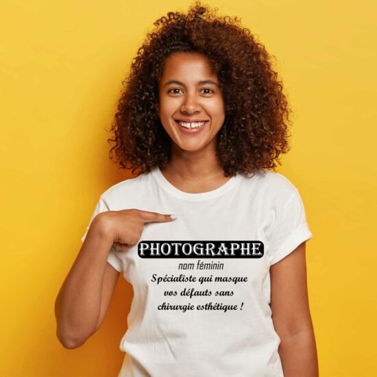 T-shirt femme Photographe