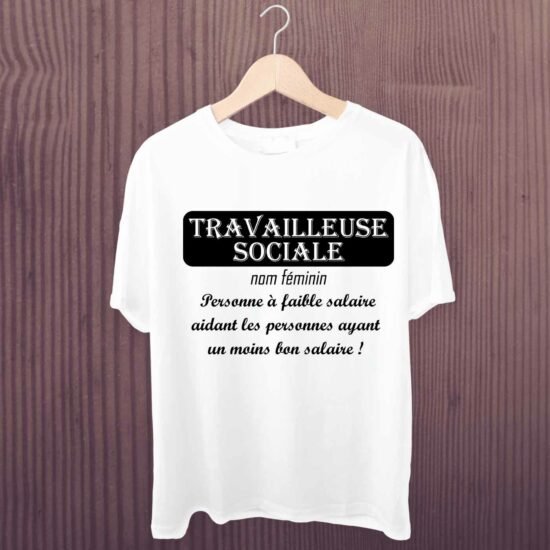 T-shirt femme Travailleuse sociale
