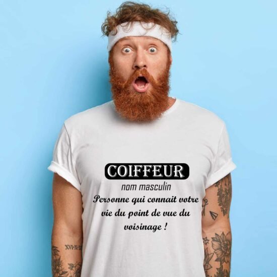 T-shirt homme Coiffeur