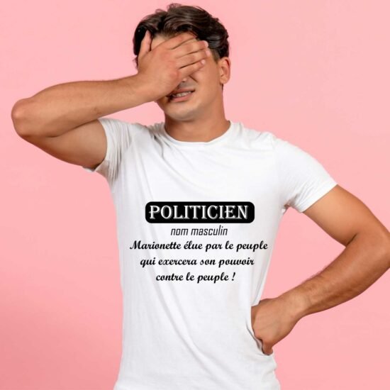 T-shirt homme Politicien