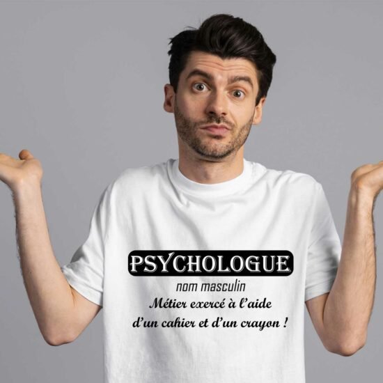 T-shirt homme Psychologue