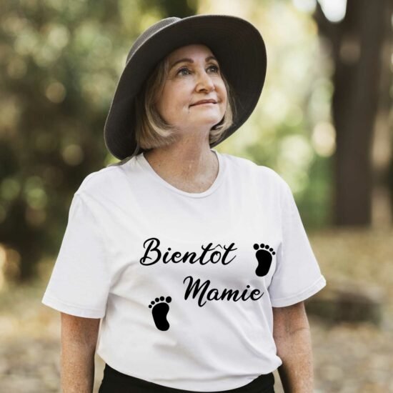 T-shirt Bientôt Mamie