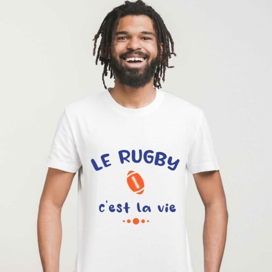 T-shirt Homme Le rugby c'est la vie