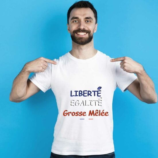 T-shirt Homme Liberté Égalité Grosse Mêlée