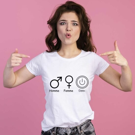 T-shirt Femme Symbole genre geek